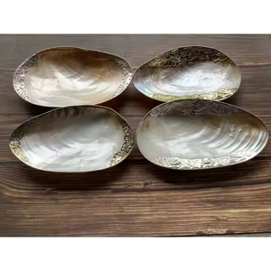 Offre Spéciale 2025: haute qualité, vente en gros, réutilisable, artisanat écologique de coquillage et de conque, cuillère de luxe en nacre - Product Image 3