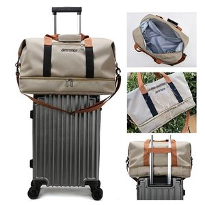 2025 Gym <b>Bag</b> Waterproof Oxford <b>Foldable</b> Unisex Portable Stylish <b>Travel</b> <b>Bag</b> with Separate Bottom Compartment - Product Image 5