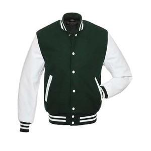 Veste d'équipe Letterman vierge pour hommes-Fabricants de veste Letterman personnalisée universitaire unie vente en gros de vestes universitaires vierges pour hommes - Product Image 2