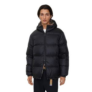 Chaqueta Acolchada Reversible de Primera Calidad al por Mayor, Transpirable, Resistente al Viento, con Capucha Acolchada, Logotipo Personalizado de Alta Calidad, Brillante, para Invierno - Product Image 1