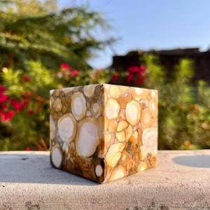 Cobra Jasper Cube Piedra de ágata natural Cristal semiprecioso Calidad superior para Chakra Healing Meditation Reiki Colección espiritual - Product Image 3