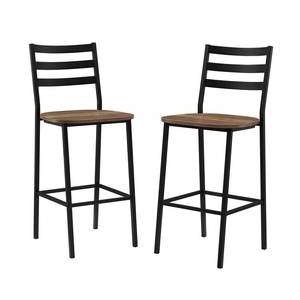 Luxury Look Designer High Bar Stool Chair with Stylish Backrest and Elegant Finish for Kitchen Counter Use - Product Image 2