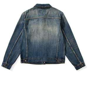 Veste en jean personnalisée pour homme, hiver, écologique, respirante, imperméable, coupe-vent, 100% coton, tricotée, lavée, haute qualité - Product Image 2