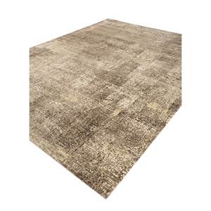 Alfombra de Lana Anudada a Mano Uvenuti Beige Marrón AKWL-13025, Alfombra Rectangular Abstracta Nueva para el Hogar, Sala de Estar, Pasillo, Entrada - Product Image 2