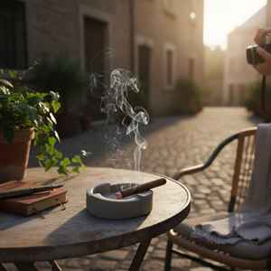 Cenicero de Cemento Sólido Hecho a Mano Personalizado Clásico TCE, Duradero, Reutilizable, Accesorio para Fumar, para el Hogar, Hotel, Cafetería, Bar - Product Image 3