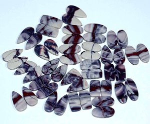 Nuevo diseño, par de cabujones, piedras preciosas sueltas, jaspe de porcelana exótica, jaspe de ciencia ficción, piedras preciosas de jaspe para hacer pendientes - Product Image 4