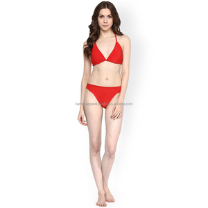 Nardon Apparel 2025 été haut de gamme Bikini ensemble Sexy maillot de bain fendu avec logo avant taille solide et fermeture éclair décoration - Product Image 4