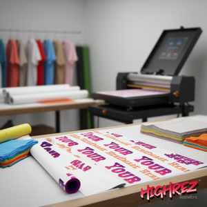 Feuilles DTF 22'' x 120'' à décollage à chaud, papier et film de transfert DTF - Product Image 3