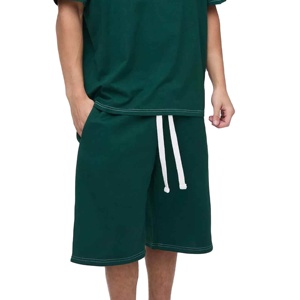 Conjunto de Camiseta y Pantalones Cortos Deportivos para Hombre, de Secado Rápido, Transpirable, de Algodón, para Fitness, con Estampado Personalizado de Marca, Verano 2026 - Product Image 4