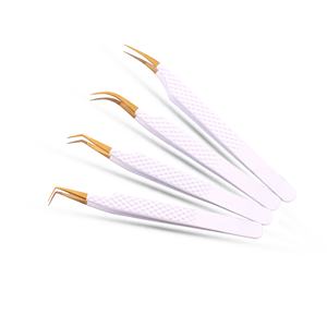 Nouveau produit : Pince à épiler portable pour extensions de cils, forme incurvée, dernier design, de la série Expert, outil de maquillage - Product Image 4