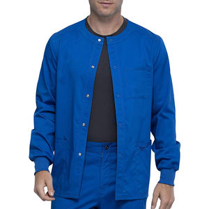 Veste d'uniforme d'hôpital confortable et élégante pour hommes en tissu extensible en coton, veste de médecin et d'infirmière - Product Image 5
