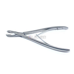 Adson Crânien Rongeur Chirurgical Neurochirurgie Os Outil de Coupe Acier Inoxydable Mâchoires Courbées Crâniennes Durable Medic Instruments - Product Image 1