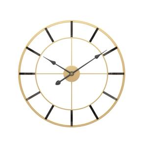 Minimalisme nordique or abstrait décor à la maison horloge murale en métal meilleure qualité Double anneaux cerclés suspendus Vase mural pour le Ramadan - Product Image 5