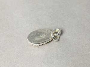 925 pendentif en argent Sterling collier pointillé conception solide belle classique or bijou pendentif à breloque en gros tout le monde cadeau - Product Image 6