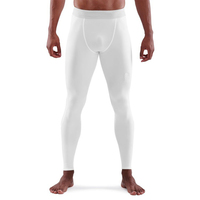Leggings Deportivos para Hombre, de Alta Elasticidad, Compresión, Transpirables, de Poliéster/Nailon, Secado Rápido, Cintura Elástica