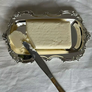 Beurrier en acier inoxydable de petite taille, facile à ranger dans le réfrigérateur ou l'armoire de cuisine - Product Image 1