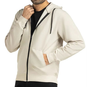 Top Selling Breathable <b>men</b> Zipper <b>Hoodies</b> Full Sleeves Street wear 100% Material Lightweight Customised Logo Printing - Product Image 1