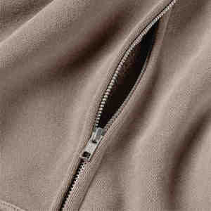 Fabricant de sweats à capuche entièrement zippés Sweats à capuche épais surdimensionnés avec fermeture éclair Sweats à capuche zippés pour unisexe - Product Image 6