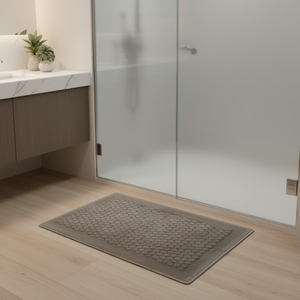 Alfombra de Baño APE Color Gris Paloma (80x50cm) que Complementa el Modelo White Quartz 18642 - Product Image 3