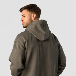 Sweat à capuche d'entraînement écologique pour hommes et femmes Style pull 100 coton Tissu durable pour l'entraînement et la salle de sport - Product Image 3