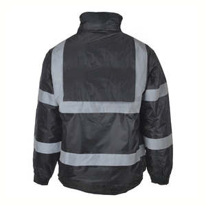 Veste de sécurité réfléchissante haute visibilité, vêtements de travail, veste bomber imperméable avec doublure matelassée, veste classique haute visibilité - Product Image 2