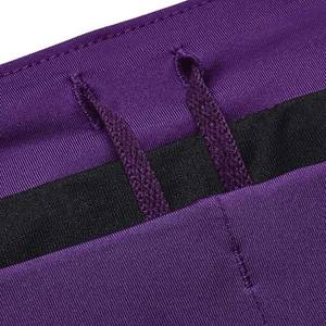 Pantalones cortos ligeros y cómodos para correr, cintura elástica, ropa para hombre, pantalones cortos 100% de algodón y poliéster, ropa de calle de verano, Color púrpura - Product Image 5