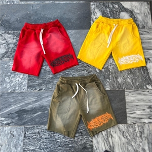 Short personnalisé pour hommes, lavé à l'acide, poids lourd, ourlet vieilli vintage, streetwear délavé au soleil, jogging, haute couture, service OEM - Product Image 6