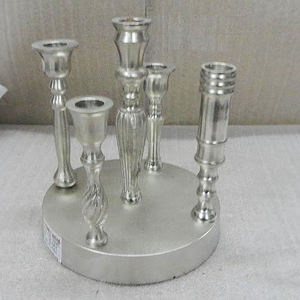 Candelabro de aluminio de diseño moderno y lujoso, soporte de vela antiguo pulido, superventas - Product Image 3