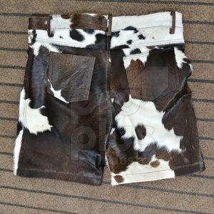 Pantalones Cortos de Cuero Vacuno para Hombre, Personalizados, Elegantes, Casuales, Ecológicos, de Primera Calidad, Cómodos, Duraderos, Transpirables y de Secado Rápido - Product Image 3