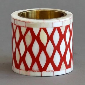 Indian Mubkhar Bone Resin Round Unique <b>Fish</b> Design Bone Inlay Wooden Scented Handmade Incense Customised Easter Special - Product Image 3