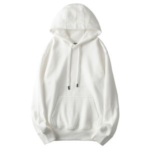 Personnalisé Propre Logo Bleu Cordon 280 320 340 360 400 gsm À Capuche Blanc 80 Coton 20 Polyester Polaire À Capuche - Product Image 4