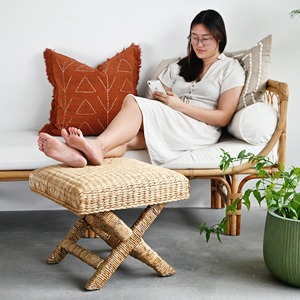 Taburete de jacinto de agua Decoración del hogar Materiales naturales Respetuoso con el medio ambiente Hecho en Vietnam Durable al por mayor - Product Image 5