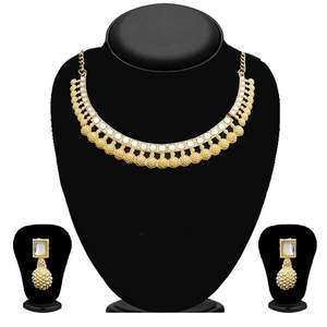 ชุดเครื่องประดับ kriaa สร้อยคอชุบทองแบบ2105606 - Product Image 1