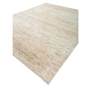 Tapis en laine afghane noué à la main Uvenuti Re-1575 vert, couleur unie, rectangulaire, pour la maison, le salon, le couloir, la salle modèle - Product Image 2