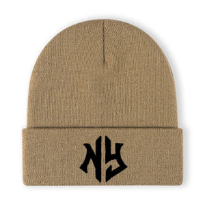 Bonnet d'hiver imprimé de logo personnalisé mode acrylique tête de mort chapeau pour hommes femmes Street Style chaud tricot pour les vêtements de sport d'affaires - Product Image 2