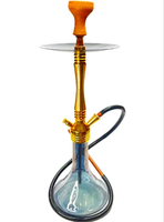 Chicha en verre de conception royale pour bar, élégante, de qualité supérieure, décoration, chicha à vendre, article de décoration, chicha de couleur vert foncé