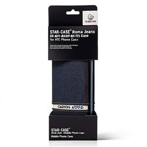 Étui à rabat en jean Star-Case Roma pour téléphone HTC 8X, étui élégant pour téléphone portable - Product Image 2
