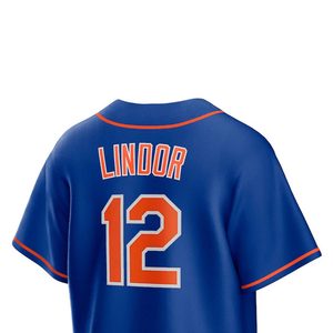 Maillot de sport de baseball imprimé OEM Maillots de baseball à manches courtes pour hommes Design personnalisé Maillot de softball unisexe - Product Image 5