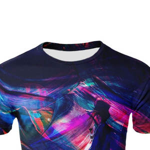 Camisetas de Hombre de Secado Rápido, Corte Ajustado, al por Mayor, Ecológicas, de Color Sólido, Estilo Urbano, 100% Poliéster, Fabricante Personalizado - Product Image 4