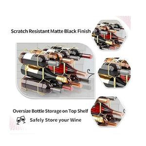 Estante para Botellas de Vino de Metal, Suministro de Fábrica, para Mostrador, para el Hogar, Fiestas, Suministros para Bares, Estante Hecho a Mano - Product Image 2