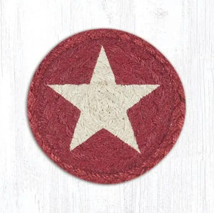 Dessous de verre en jute naturel tissé à la main durable Tapis de boisson et tampon de boisson écologique rustique pour une utilisation sur table - Product Image 1