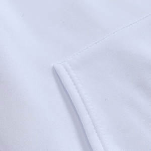 Sweat à capuche brodé d'hiver doux supérieur 100% coton polaire tissu respirant confortable coupe surdimensionnée réglable - Product Image 4