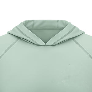Sudadera con capucha de pesca con protección solar para hombres Camisas de manga larga Camisas de pesca atléticas Rash Guards - Product Image 3