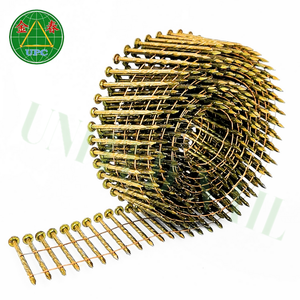 9000ชิ้นขดลวดเหล็กตะปู1-3/4 "x 0.086" วัสดุเหล็กรูปทรงก้านเรียบก้านเกลียวก้านเกลียวจากโรงงานส่งตรงจากเวียดนาม - Product Image 2