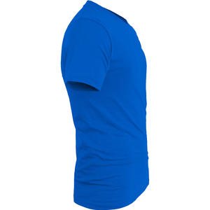 T-shirts à col en V vierge avec logo imprimé entièrement personnalisé Vente en gros pour hommes T-shirt en coton de haute qualité pour hommes Meilleur produit respirant - Product Image 2