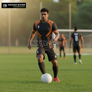 Vêtements de football d'équipe en sublimation en gros, ensemble pour hommes à séchage rapide, vêtements de sport personnalisés pour les clubs, entraînements et matchs - Product Image 6
