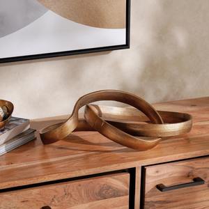 Sculpture en métal artisanale exquise superbe pièce de déclaration artistique parfaite pour la décoration moderne de la maison ou du bureau - Product Image 4