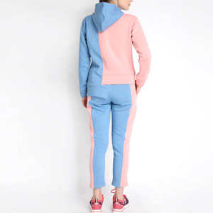 Nouvel arrivage : Ensemble de survêtement décontracté coupe-vent en polaire à capuche pour femme, couleur unie, respirant, idéal pour l'hiver – Vente en gros - Product Image 2