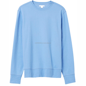 Sudaderas de cuello redondo para hombre, nuevo estilo, barato, personalizado, Fitness, atletismo, venta al por mayor, teñido liso para la temporada de invierno - Product Image 2