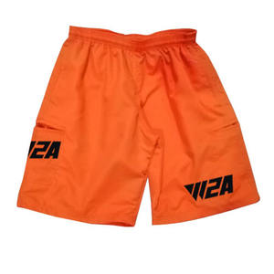 Short de sport d'été décontracté pour hommes Micro short en polyester respirant avec taille élastique Coupe ample pour la course et le football - Product Image 1